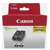 Pack de 2 cartouches d'encre Canon PGI-35 Noir
