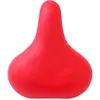 Selle de vélo Dutch Perfect 2601 Rouge pour homme - Montage facile - Caoutchouc naturel - Durable
