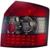 AUTO-STYLE Set LED Achterlichten passend voor Audi A4 B6 Avant 2001-2004 - Rood/Smoke