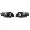 AutoStyle Set koplampen passend voor BMW 3-Serie E90/E91 Sedan/Touring 2005-2008 - Zwart - incl. Angel-Eyes