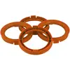 TPI Centreerringen 73.0->67.1mm Oranje 4 stuks