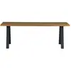 WOOOD Tablo Tuintafel Met A-poot - Ayous/ Metaal - Naturel - 75x210x81