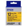 Epson Strong Adhesive Tape - LK-4YBW Strng adh Blk/Yell 12/9