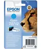 EPSON Cartouche d'encre T0712 Cyan - Guépard  (C13T07124012)
