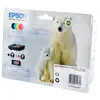 EPSON Multipack 26 XL - Ours Polaire - Noir, Jaune, Cyan, Magenta (C13...