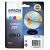 Cartouche d'encre EPSON Multipack 267 - Globe - Cyan, Magenta, Jaune - Capacité standard 200 pages