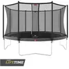 BERG Favorit Regular Trampoline d'extérieur 430 gris suspendu avec fil...