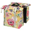 Basil Bloom Field Dubbele Fietstas MIK - 28-35 Liter - Waterdicht - Geel