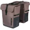 Basil Move dubbele fietstas MIK, 30L, bruin