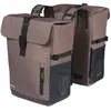 Basil Move dubbele fietstas, 30L, bruin