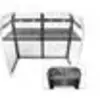 Vonyx DB3 DJ Booth Met zwarte/witte lycra doeken