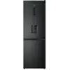 ETNA KCV286WZWA- Vrijstaande Koel-vriescombinatie - 186 cm - Zwart (Black Steel) - Waterdispenser - No Frost
