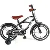 VOLARE Vélo enfants 14 pouces roues de stabilisation noir