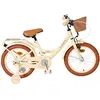 Volare Ashley Kinderfiets - Meisjes - 16 inch - Creme
