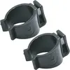 Hesling clip de fixation protège robe 16 mm noir par pièce