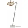 GOOD&MOJO Vloerlamp Cango - Bamboe Wit/Naturel - 62x40x150cm - - Staan...