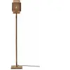 GOOD&MOJO Vloerlamp Bhutan - Bamboe/Zwart - 20x20x135cm - - Staande la...