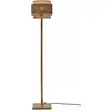 GOOD&MOJO Vloerlamp Bhutan - Bamboe/Zwart - Ø25x130cm - - Staande lampen voor Woonkamer - Slaapkamer