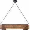 Good & Mojo BHUTAN-Suspension bambou cylindre allongée L85cm