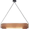 Good & Mojo BHUTAN-Suspension bambou cylindre allongée L85cm