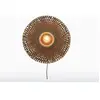 Good & Mojo BALI-Applique murale Bambou avec câble Ø60cm