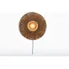 Good & Mojo BALI-Applique murale Bambou avec câble Ø44cm