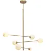 It's About RoMi CARRARA-Suspension 6 Lumières Métal/Verre L105cm