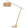 GOOD&MOJO Vloerlamp Iguazu - Bamboe/Jute - 175x60x207cm - Scandinavisc...