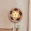 GOOD&MOJO Wandlamp Andros - Naturel/Zwart - Ø45cm - Binnen Scandinavis...