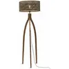 GOOD&MOJO Vloerlamp Java - Bamboe/Zwart - 50x50x145cm - Driepoot - - S...