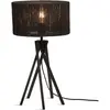 Good & Mojo IGUAZU-Lampe à poser jute et bambou 5 pieds H45cm