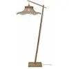 GOOD&MOJO Vloerlamp Ibiza - Bamboe/Zwart - 83x65x176cm - - Staande lam...