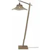 GOOD&MOJO Vloerlamp Ibiza - Bamboe/Zwart - 77x50x150cm - - Staande lampen voor Woonkamer - Slaapkamer