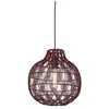 GOOD&MOJO Hanglamp Mendoza - Bordeaux - Ø35cm - Bohemian - Hanglampen Eetkamer, Slaapkamer, Woonkamer