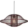 GOOD&MOJO Hanglamp Maui - Bordeaux - Ø70cm - Bohemian - Hanglampen Eetkamer, Slaapkamer, Woonkamer