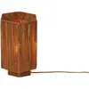 GOOD&MOJO Tafellamp Panama - Donkerbruin - 36x24x36cm - Bohemian