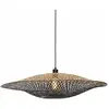 GOOD&MOJO Hanglamp Kalimantan - Bamboe/Zwart - Ø87cm - Modern - Hangla...