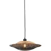 GOOD&MOJO Hanglamp Kalimantan - Bamboe/Zwart - Ø44cm - Modern - Hangla...