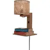 Good & Mojo JAVA-Applique murale bambou avec étagère H65cm