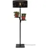 GOOD&MOJO Vloerlamp Java - Bamboe Zwart - Ø50x158cm - - Staande lampen...