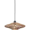 GOOD&MOJO Hanglamp Zanzibar - Rotan - Ø40x12cm - Modern - Hanglampen E...