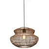 GOOD&MOJO Suspension en rotin ZANZIBAR 40 - Marron - Diamètre 40 cm - Culot E27