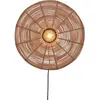Good & Mojo TANAMI L-Applique murale rotin Ø55cm