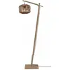 GOOD&MOJO Vloerlamp Tanami - Bamboe/Rotan - 55x30x150cm - Modern - Sta...