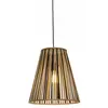 GOOD&MOJO Hanglamp Merapi - Bamboe/Zwart - 40x40x42cm - Modern - Hangl...