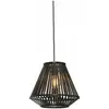 GOOD&MOJO Hanglamp Merapi - Bamboe Zwart - 30x30x30cm - Modern - Hangl...