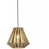GOOD&MOJO Hanglamp Merapi - Bamboe/Zwart - 30x30x30cm - Modern - Hangl...