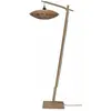 GOOD&MOJO Vloerlamp Tanami - Bamboe/Rotan - 63x40x150cm - Modern - Sta...