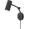 it's about RoMi Wandlamp Montreux - Zwart - 10.5x21.5x18cm - Binnen Mo...