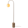 it's about RoMi Vloerlamp Tivoli - Bruin - 20x42x163cm - Modern - Staa...